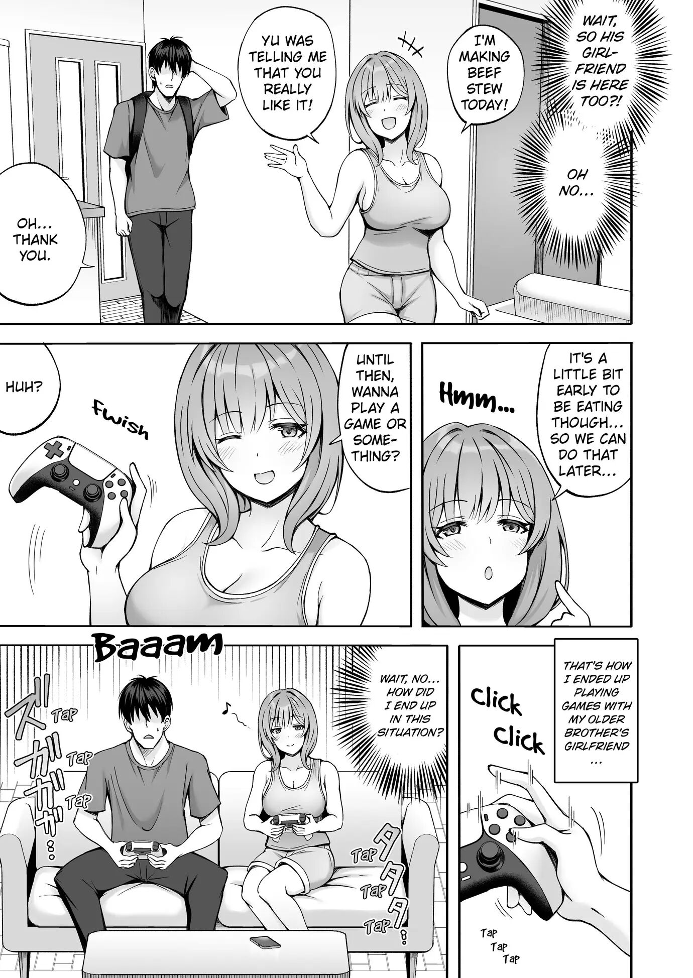 My Brother's Girlfriend Seems Kind And Soothing, But Is Actually A Pervert Chapter 1000 Page 4